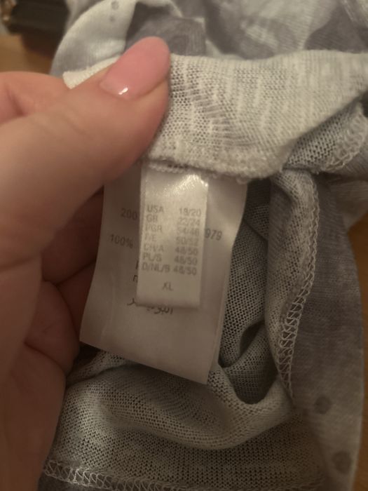 Żółto-szara bluzka