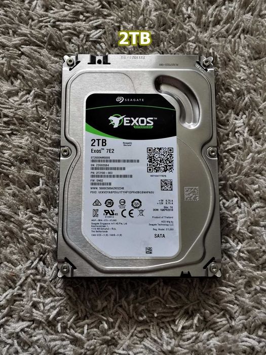 HDD 2TB SeaGaTe Exos  3.5"