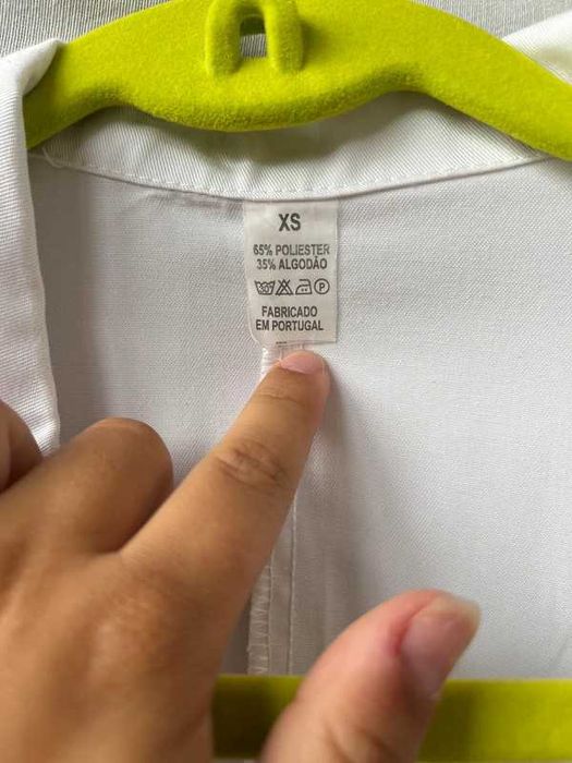 Bata branca laboratório/saúde