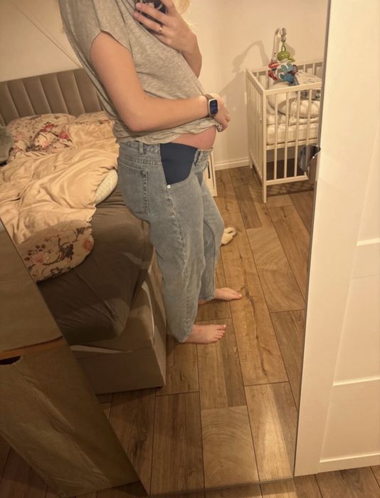 Spodnie jeansy ciążowe asos