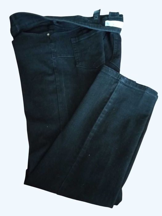 Женские джинсы Next размер 52 высокая посадка черные.