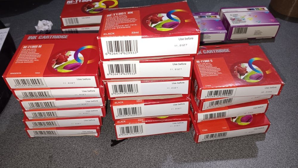 Tinteiros compatíveis com impressora EPSON