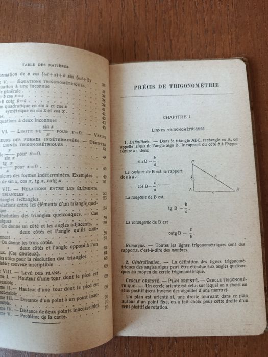 Précis de trigonométrie