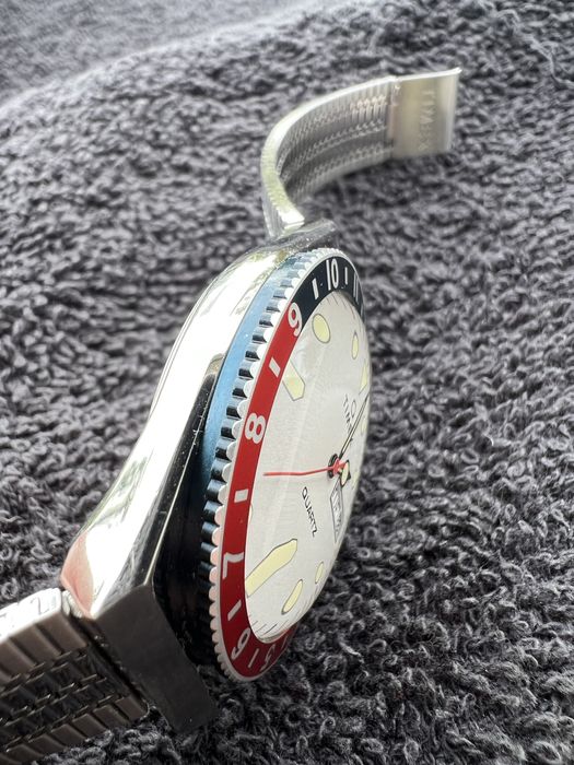 Timex Q Hydromod, White Pepsi, super stan, olej, zamiany