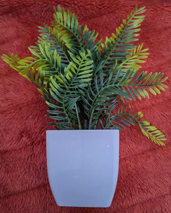 Sztuczne kwiaty z doniczkami 6 szt. zestaw roślin sztucznych