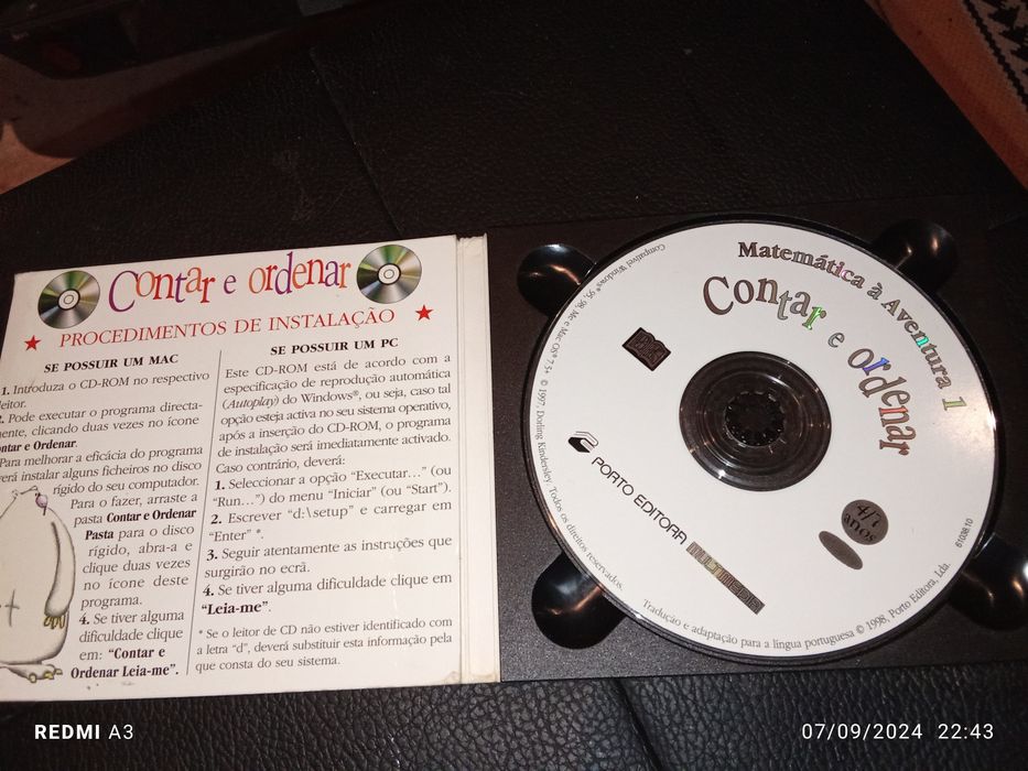 Dvd contar e ordenar