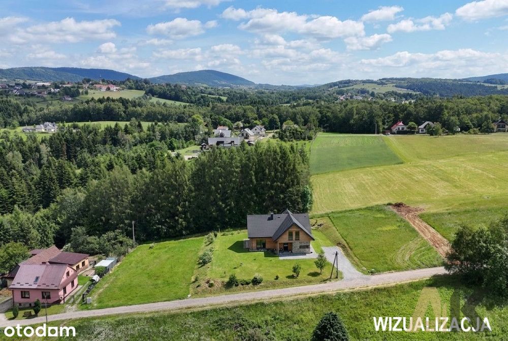 Działka widokowa 12 arów w Mystkowie!!