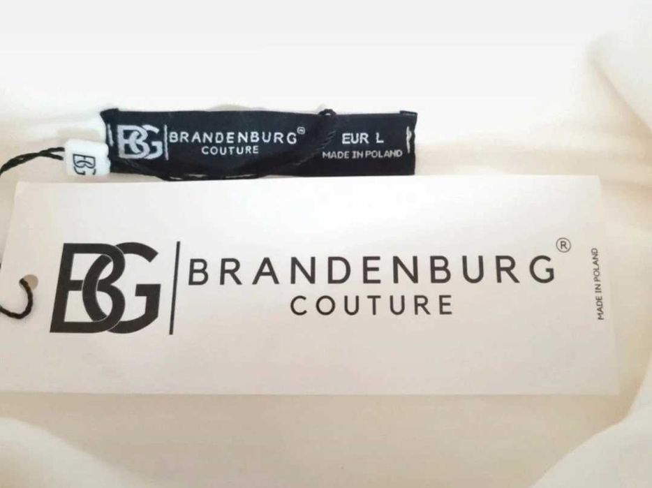 Brandenburg Couture sukienka bluza na zimę 40 L oversize