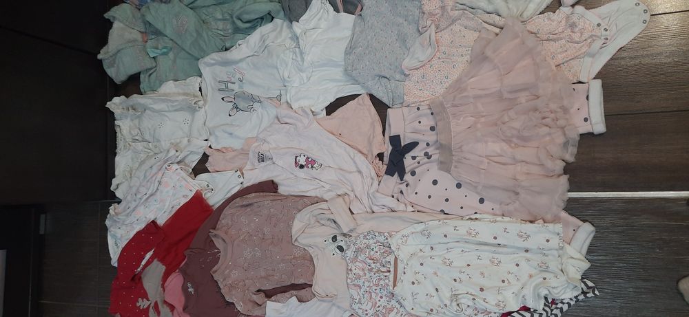 Mega paka 92 zestaw ubranek polarki sukienka spodniczka Zara H&M