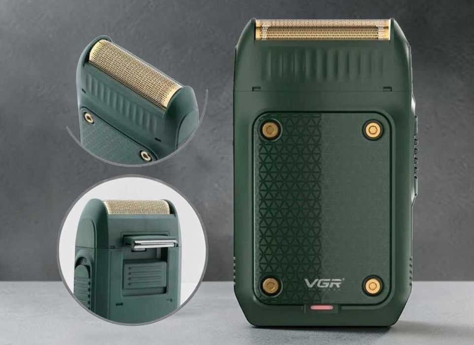Електробритва-шейвер VGR V-353 Green, акумуляторна бритва Электробритва шейвер VGR V-353 Green, аккумуляторная бритва