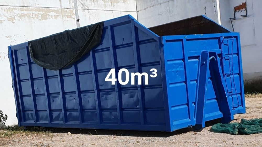 CONTENTORES de 6m³ para resíduos diversos misturados ou separados