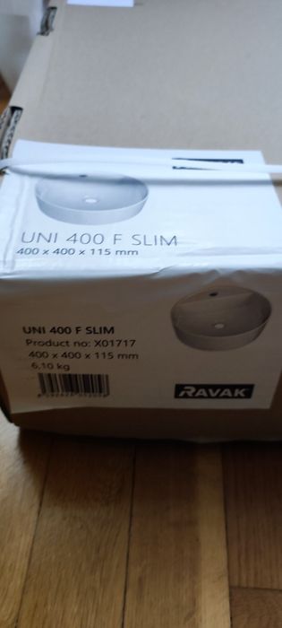 Umywalka Ravak UNI 400 F Slim Ceramiczna
