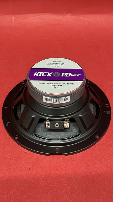 Динаміки Kicx PD62WF-чистий звук,глибокий бас, без вбудованих  пищалок