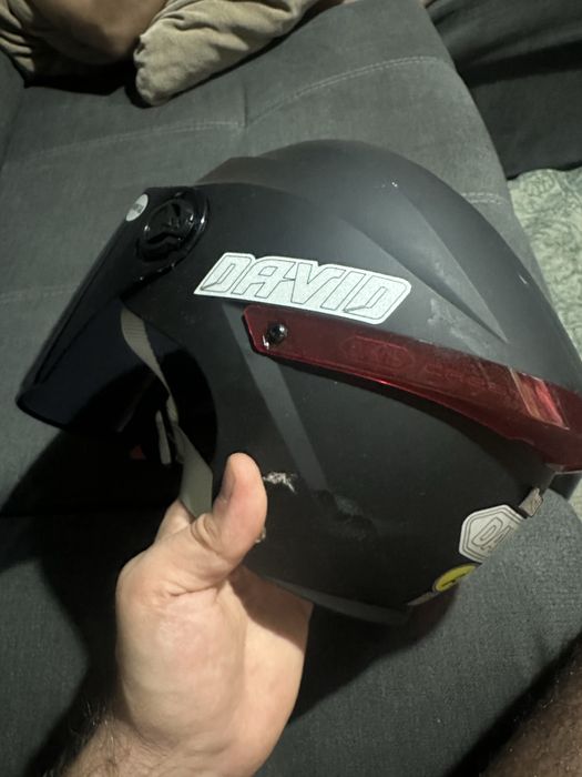 Capacete de mota novo