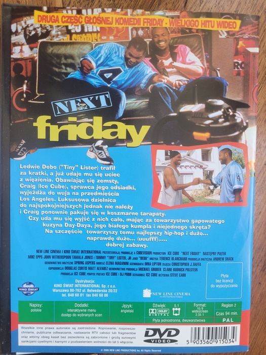 DVD Następny piątek 2000 New Line Cinema / Napisy PL