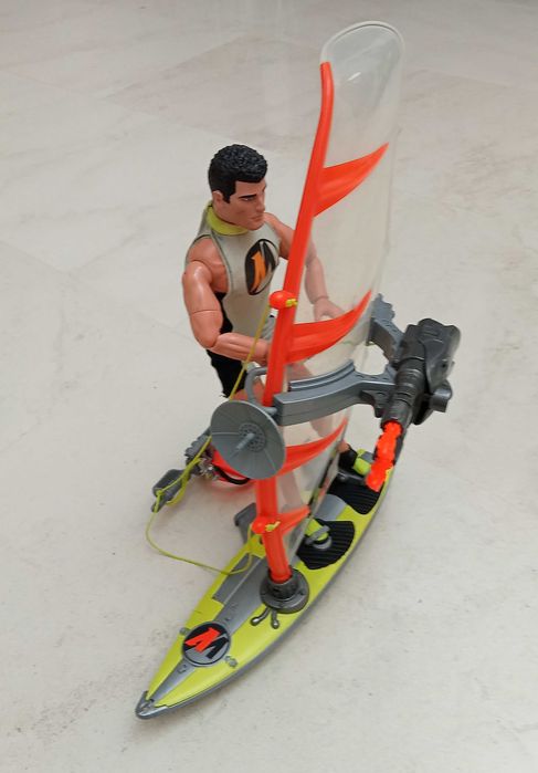 Action man windsurfer