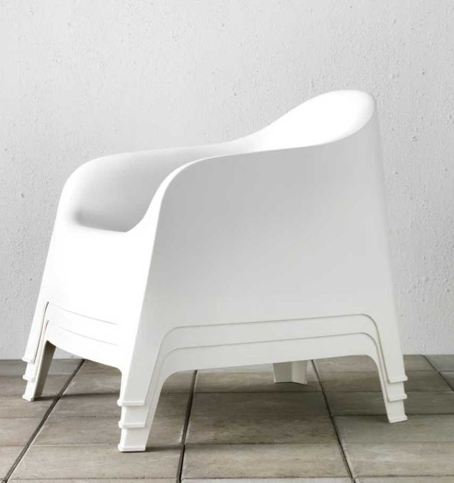 Poltrona de exterior branca - IKEA - SKARPÖ