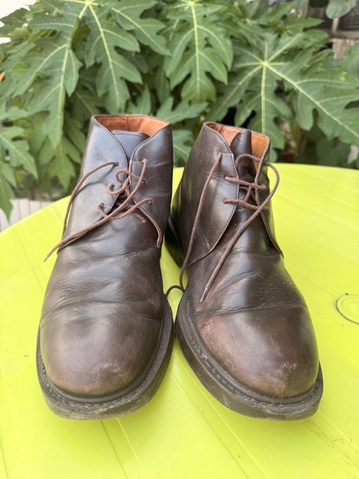 Botas / Botins Camper "The Original's Club" em Pele Castanha – Tamanho 45