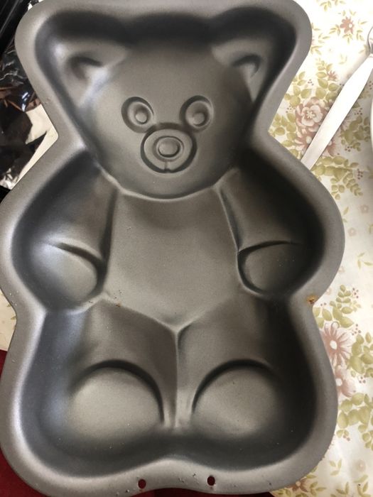 Forma de bolo anti-aderente ursinho