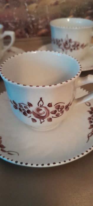 6 porcelanowych filiżanek 90ml