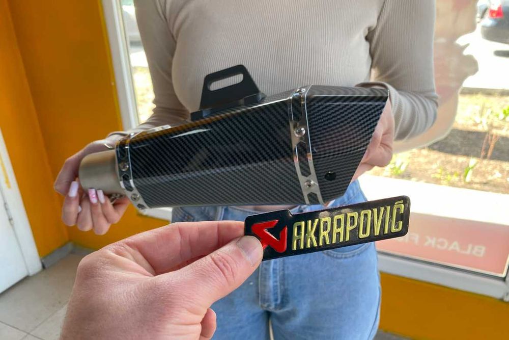 Йошимура Акрапович Акраповичь Прямоток Вихлоп  мопед Мотоцикл Піт байк