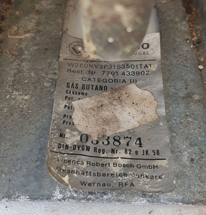 Esquentador a gás Junkers w250 – Butano