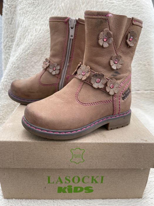 Botki kozaki skóra 22