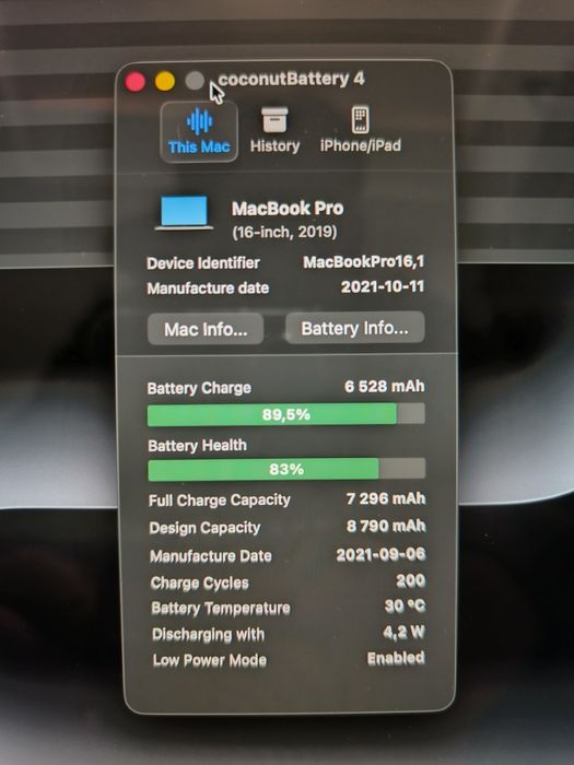 Ідеальний MacBook Pro 16" 2019 TouchBar, intel core i9, DDR4-16GB, SSD-1TB, 550pro