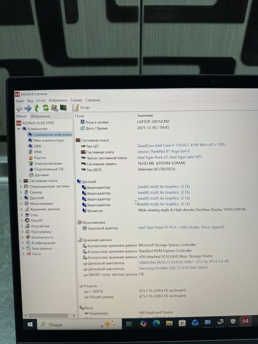 Lenovo ThinkPad X1 Yoga Gen 6 в ідеалі