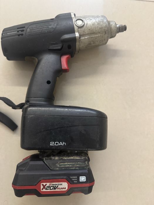 Chave de impacto wurth adaptador bateria parkside