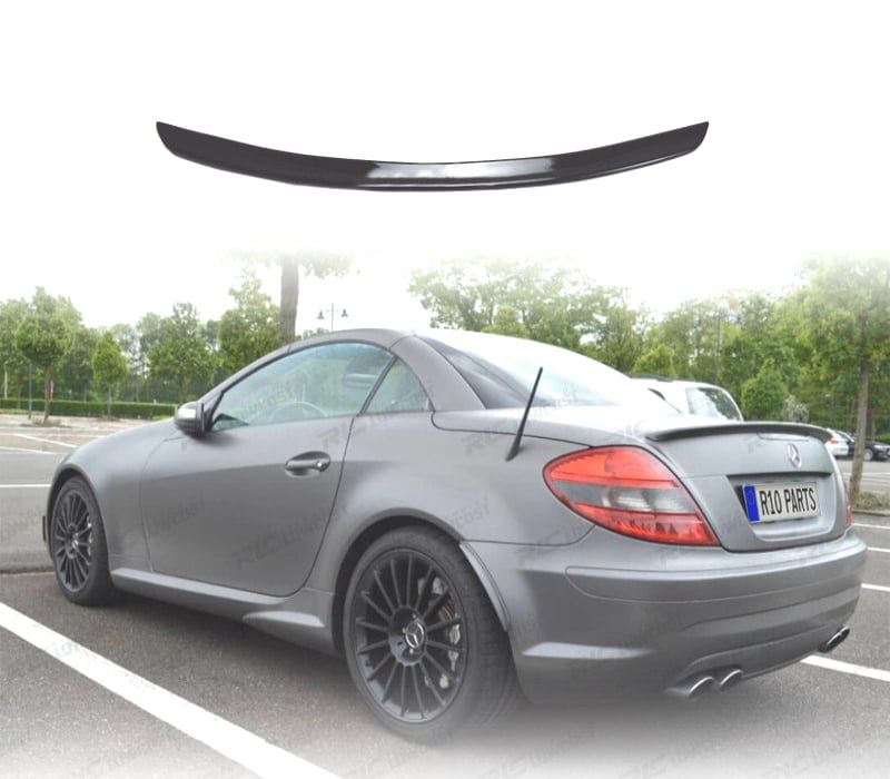AILERON SPOILER MERCEDES SLK R171 04-11 LOOK AMG PRETO BRILHANTE