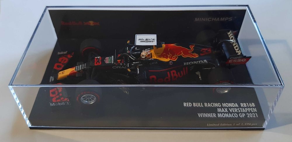 Max Verstappen F1 RB16B GP Mónaco 2021 Minichamps