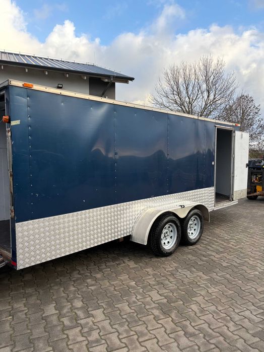 Przyczepa USA Kontener Quady Motocykle Kargo Zabudowana Skutery Śnież