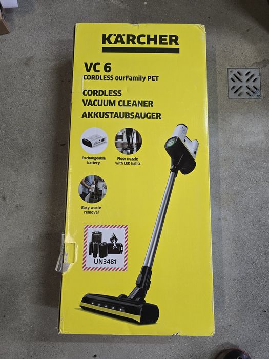 Kärcher VC 6 Cordless ourFamily PET – odkurzacz pionowy + akcesoria