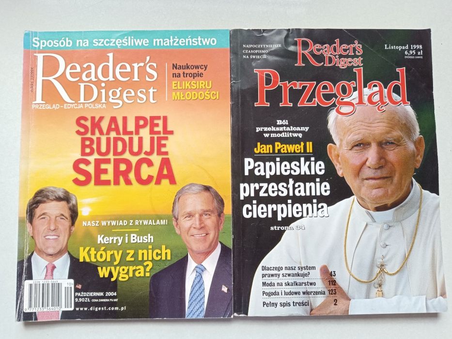 13x Przegląd Reader's Digest 1997 do 2004 Papież Jan Paweł II