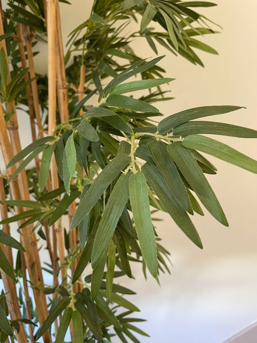 Árvore artificial Bambu com Vaso decorativo em plástico