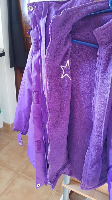 Casado Inverno ideal p chuva c Duplo Casaco Polar