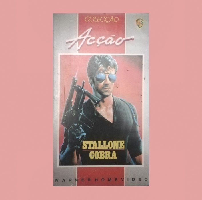 Filme "Cobra", em formato VHS original, 1986