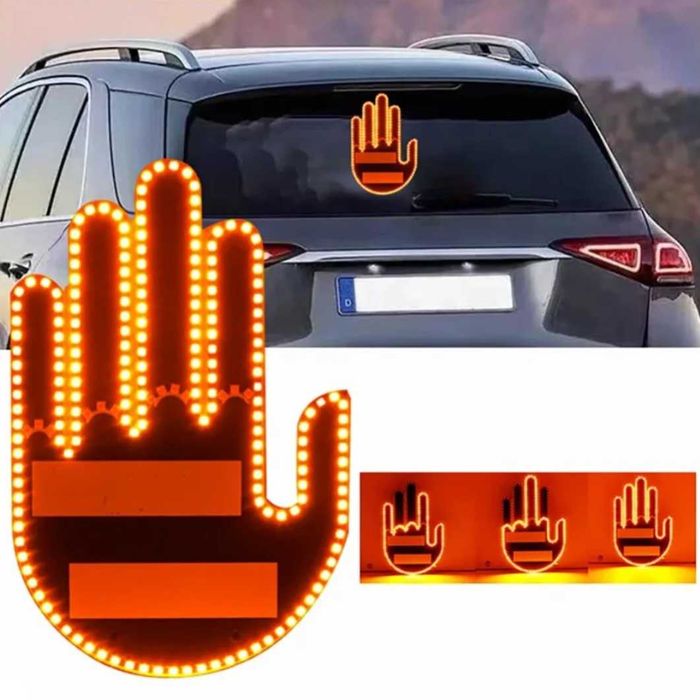 Car Gesture Led Hand Рука з підсвіткою для автомобіля