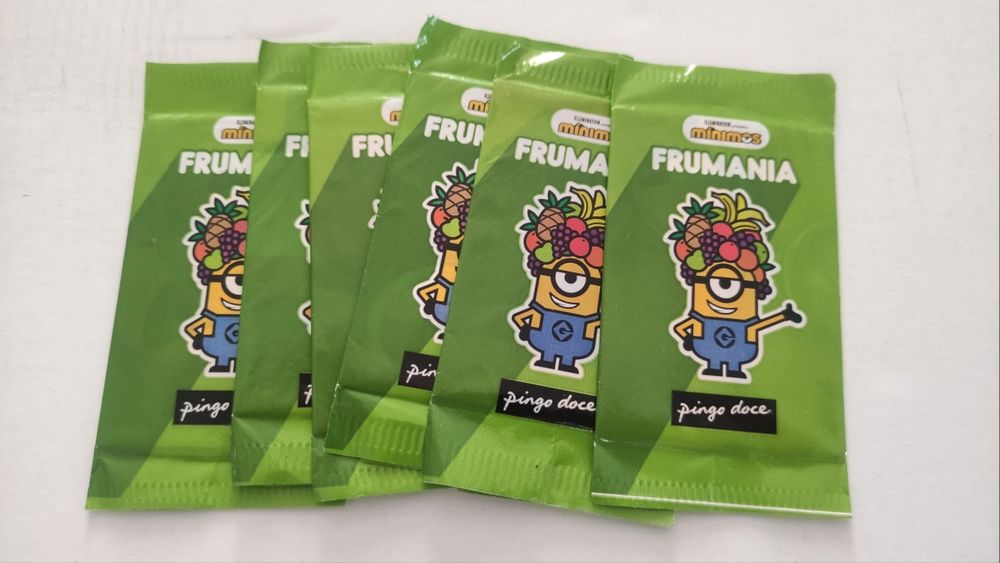 6 Saquetas de cromos - Frumania (Pingo Doce) | Por Abrir
