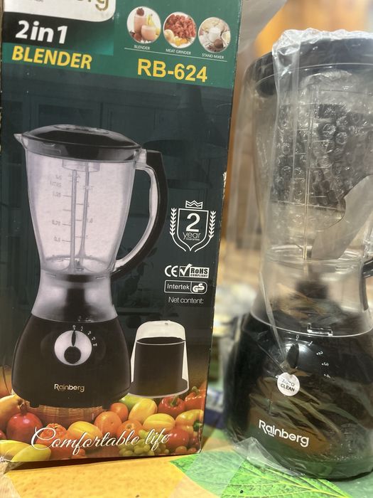 Подрібнювач+кавомолка. Новий. Якісний, гострі ножі.