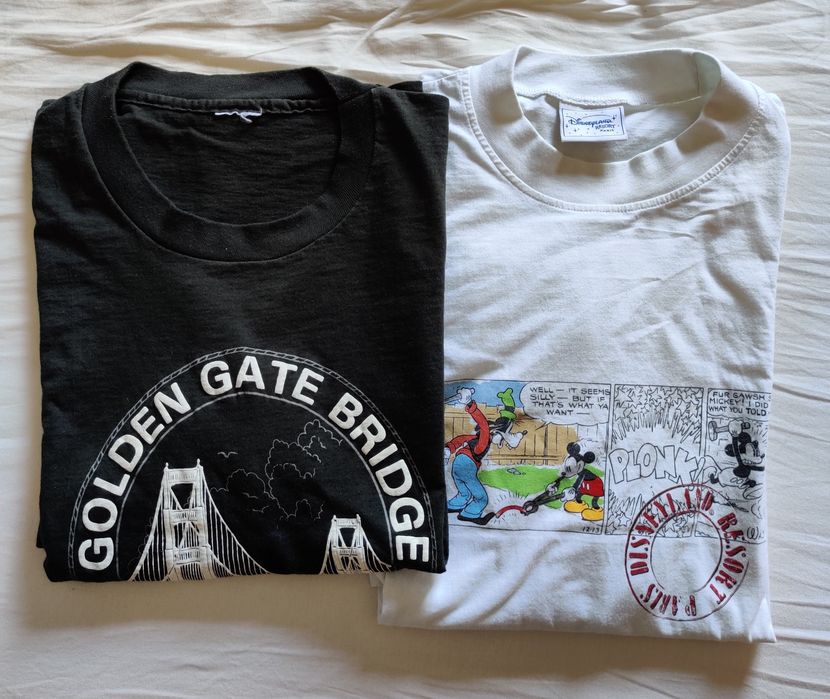 T-shirt Disney e San Francisco