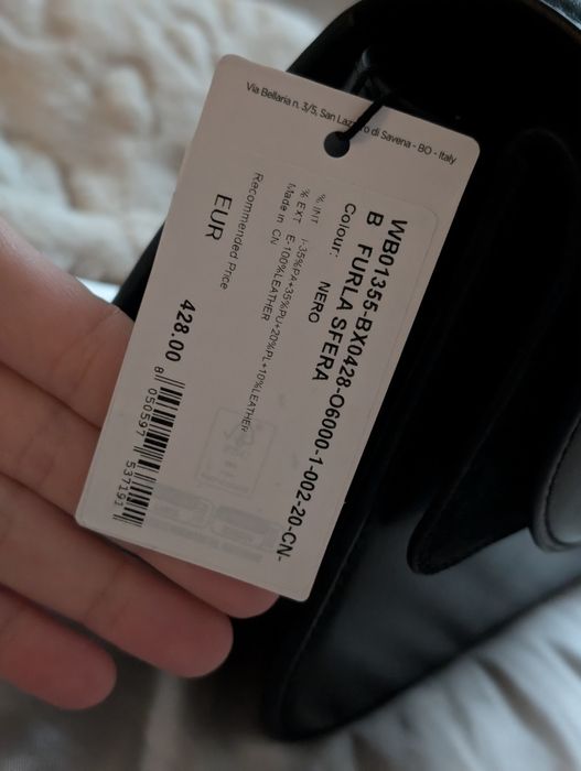 Torebka Furla Sfera Nero skórzana włoska skóra naturalna ekskluzywna