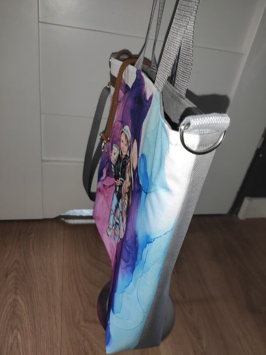 Torebka dla mamy torba mama i dzieci mama i dwóch synów torba mama syn