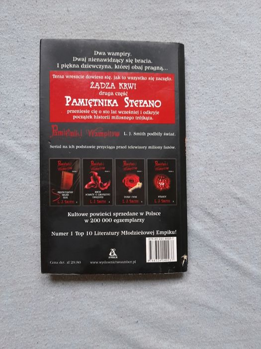 Książka pamiętniki wampirów