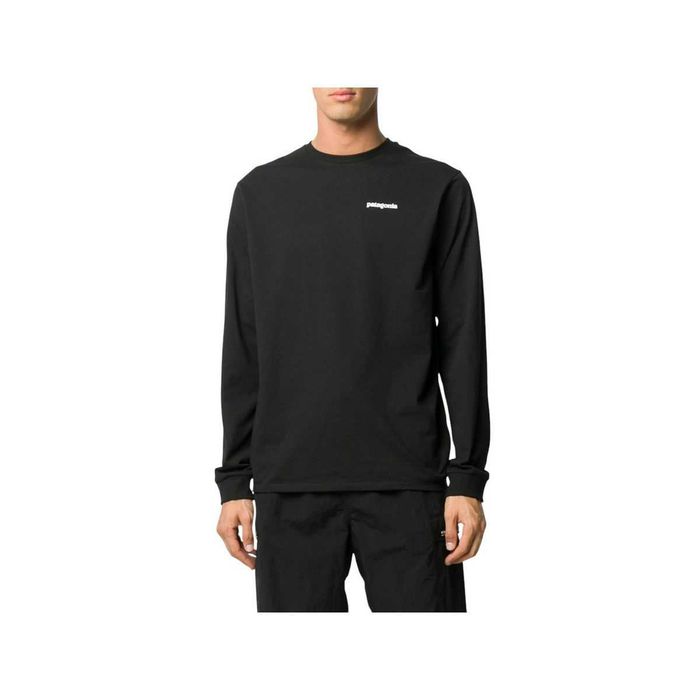 Лонгслів Patagonia Long Sleeve P-6 Logo Responsibili-Tee Black