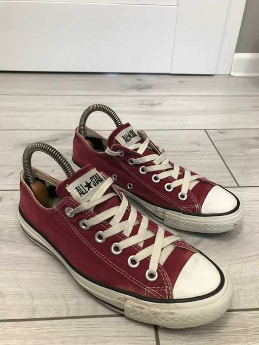 Buty Converse All Star bordowe niskie rozm. 37,5