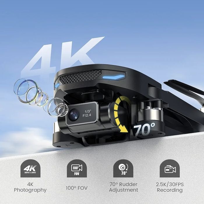 Дрон D65, GPS, 5G, 1000 метрів, механічний гіроскоп