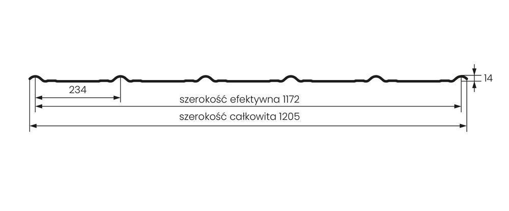 Nowoczesna blachodachówka modułowa ! Wyprzedaż! Brąz i grafit!