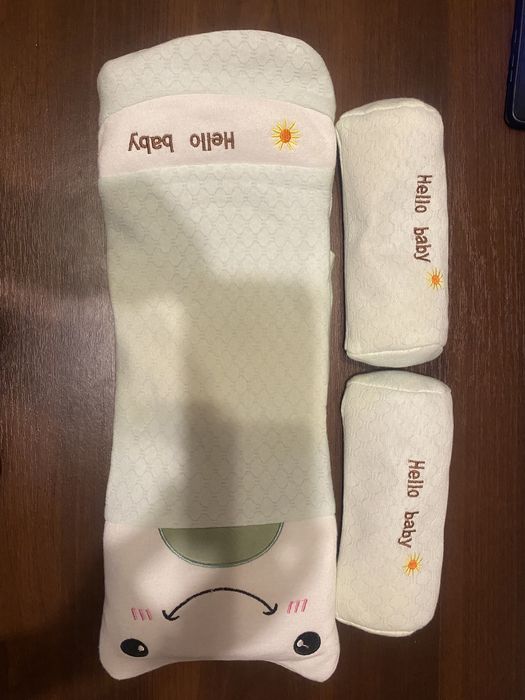 Подушка позиціонер для сну новонароджених малюків 50 х 20 см